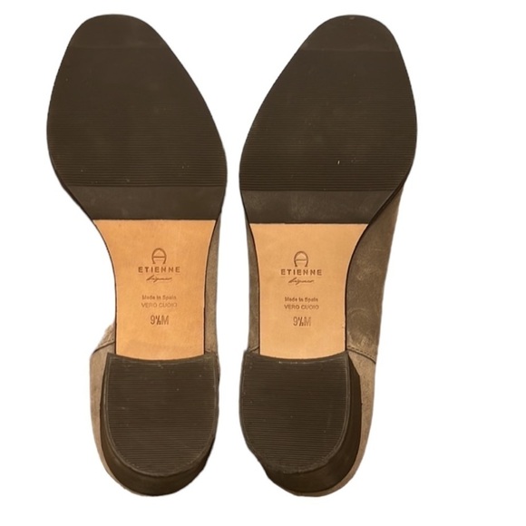 Etienne Aigner Fringe TATI BOOTIE IN PUTTY SUEDE SZ 9.5 - Picture 7 of 13